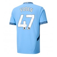 Pánský Fotbalový dres Manchester City Phil Foden #47 2024-25 Domácí Krátký Rukáv